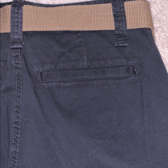 Nautica Belted Cargo Shorts, Dark Gray, Size 30 - Picture 7 of 7